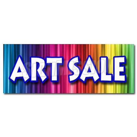 Signmission ART SALE DECAL sticker artist paint brush supply oil painting pictures gift, D-12 Art Sale D-12 Art Sale